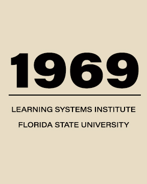 "Graphic saying 1969 Learning Systems Institute Florida State University"