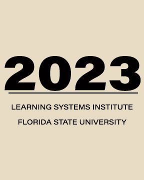 "Graphic saying 2023 Learning Systems Institute Florida State University"