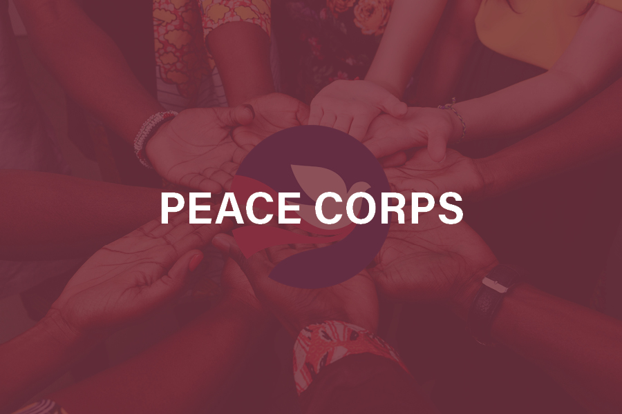 "Graphic for the LSI Peace Corps Recruitment program"