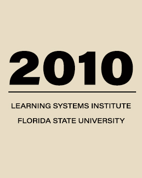 Graphic saying 2010 Learning Systems Institute Florida State University