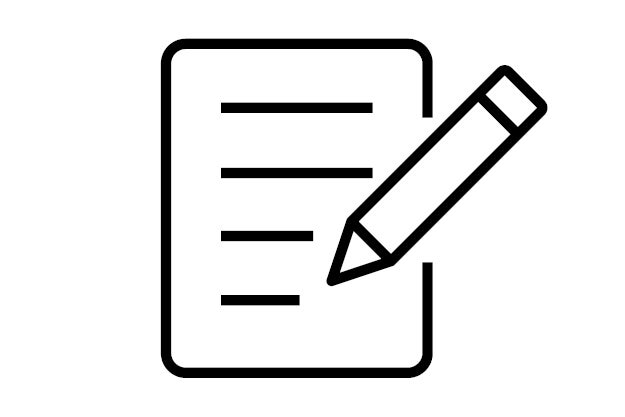 Form with pencil icon graphic