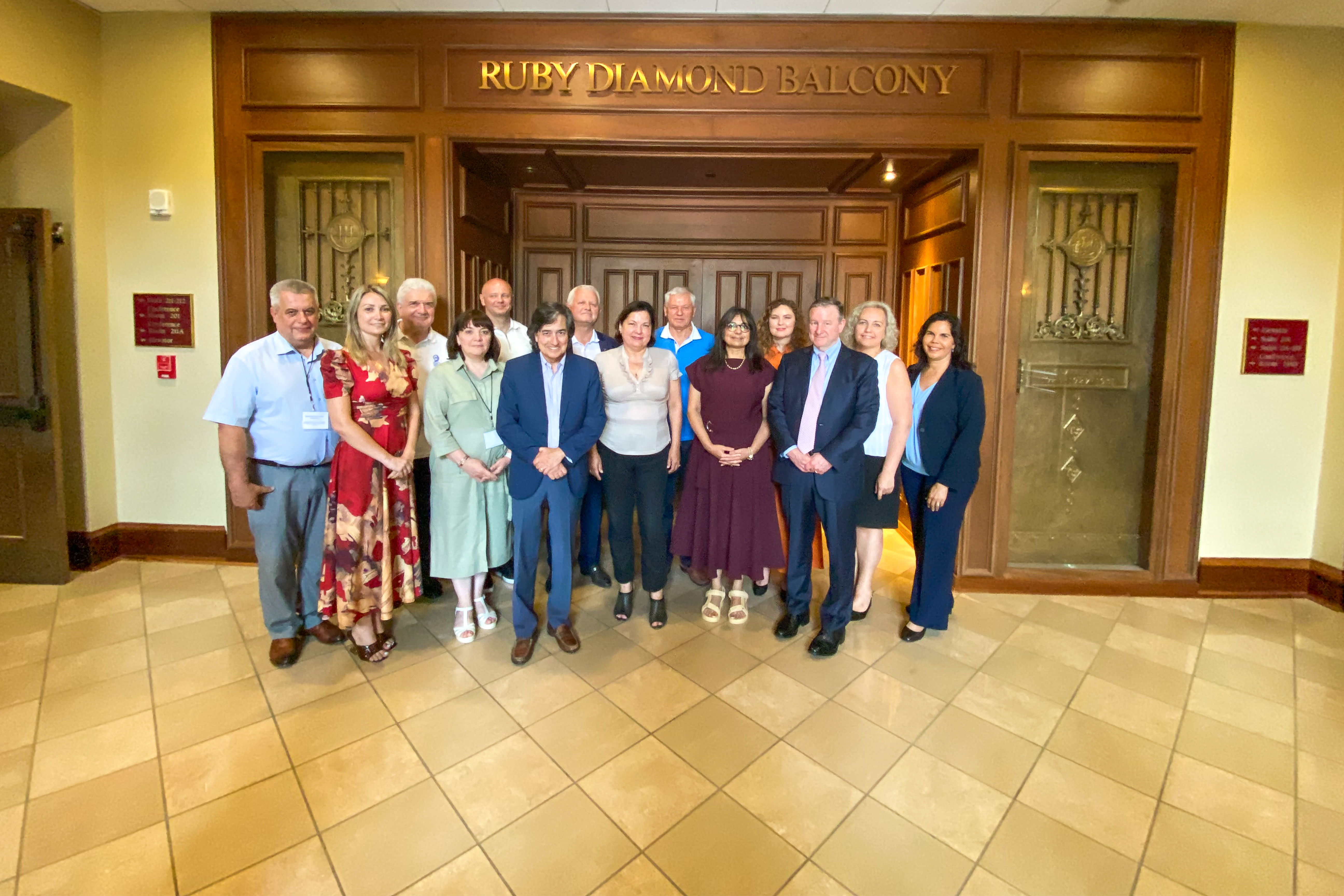 "Group photo with the FSSU President and First Lady."