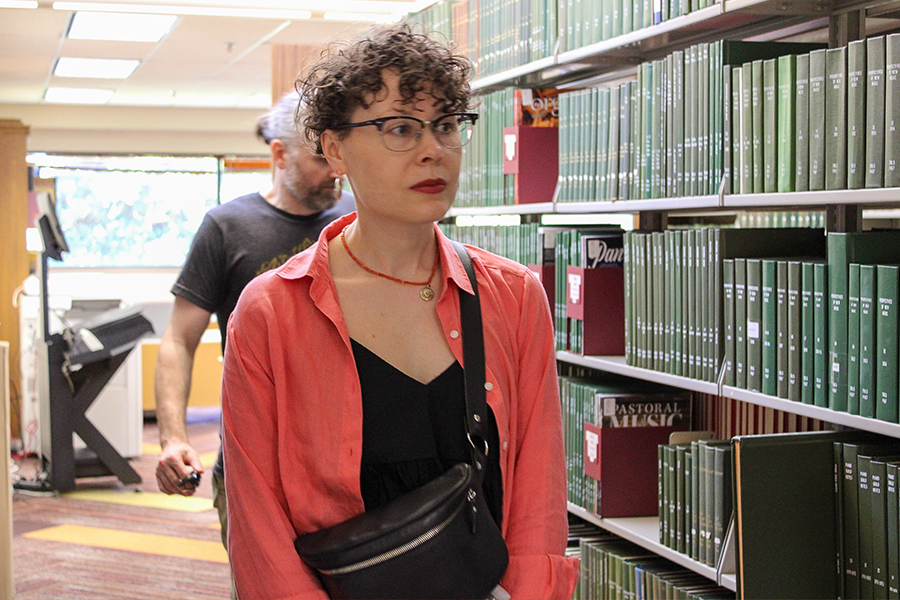 DakhaBrakha on the FSU campus inside the College of Music library