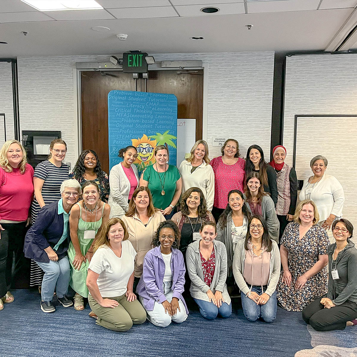 Group of ELA assessment writing group in Tampa.