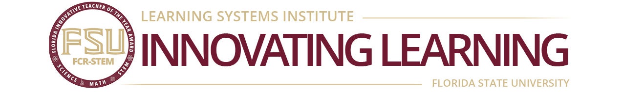 Banner header featuring the FCR-STEM Innovating Educator of the Year Award logo.