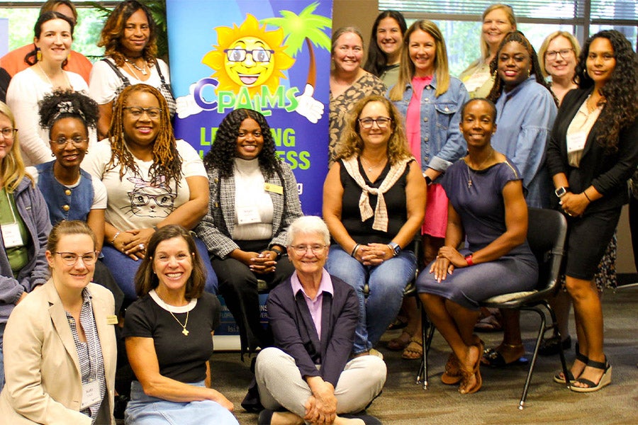 Group photo of educators after a CPALMS workshop.