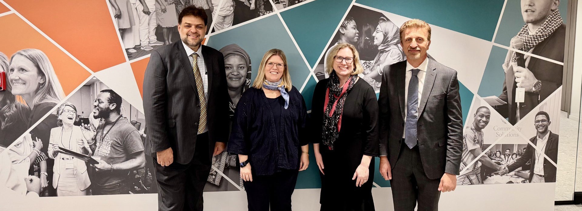 Group photo at the signing ceremony for the partnership between IREX and FSU's Learning Systems Institute.