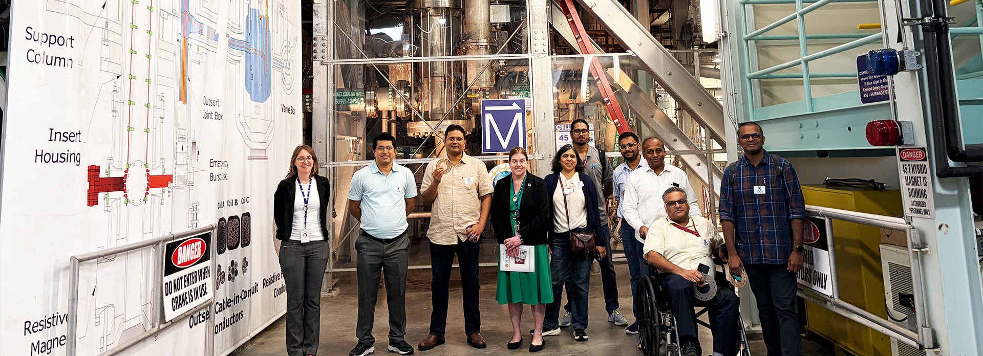 Group photo of VSPP participants at FSU's Mag Lab.