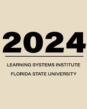 "Graphic saying 2024 Learning Systems Institute Florida State University"