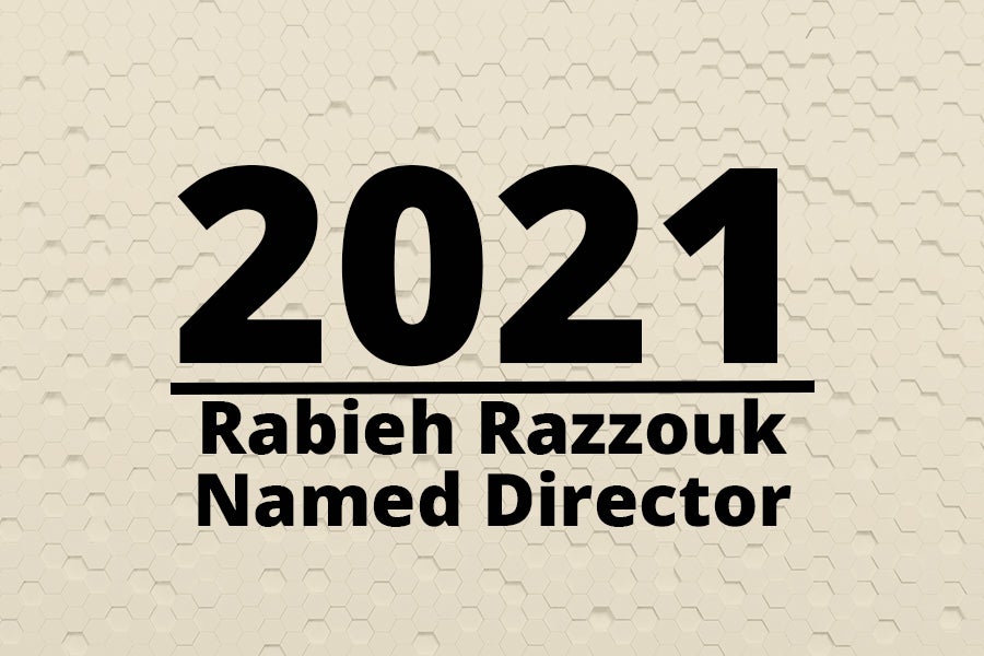 Graphic says  2021 Rabieh Razzouk named director