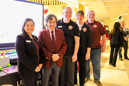 Group photo of the 2025 Ralph Stair Prize winners with FSU's provost.