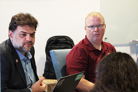 Photo of Jim Reynolds and Rabieh Razzouk.