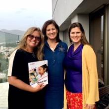 Flavia Ramos-Mattoussi, Ana Marty, and Adrienne Barnes