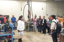 CCAP Indonesia group members at a presentation at Santa Fe College