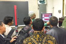 CCAP Indonesia group members at a presentation 