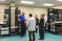 CCAP Indonesia group members listening to a speaker