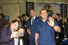 A small group from the CCAP Egypt delegation at a graduation ceremony