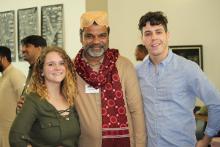 CCAP Pakistan participant posing with students