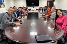CCAP Mexico group sitting around a conference table