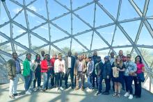 CCAP South Africa group photo inside The Dali Museum 