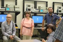 Ukraine CCAP group members in a technical lab classroom