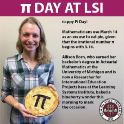 Happy Pi Day graphic