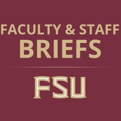 Graphic for FSU Faculty and Staff Briefs 