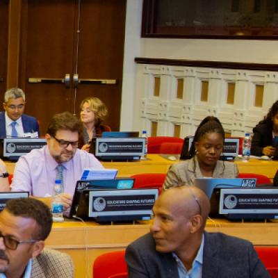 LSI staff in Addis Ababa, Ethiopia at the Educators Shaping Futures conference.