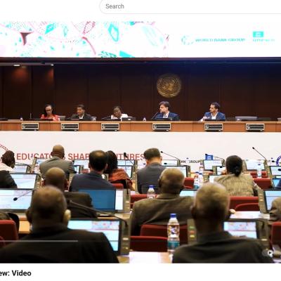 LSI staff in Addis Ababa, Ethiopia at the Educators Shaping Futures conference.