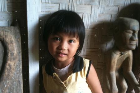 Photo of a young Indonesian girl.