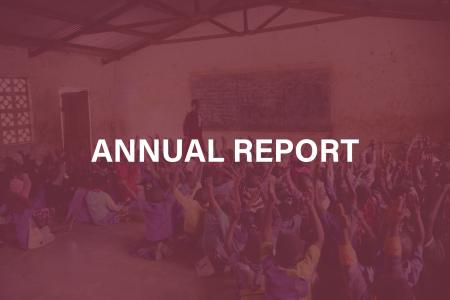 A sample of the cover of the LSI 2022 Annual Report, with the phrase Annual Report