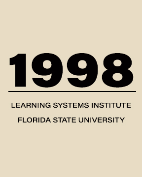 "Graphic saying 1998 Learning Systems Institute Florida State University"