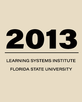 """Graphic saying 2013 Learning Systems Institute Florida State University"