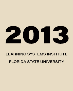 ""Graphic saying 2013 Learning Systems Institute Florida State University"