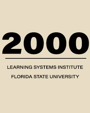 "Graphic saying 2000 Learning Systems Institute Florida State University"