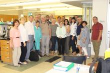 Group photo inside a Santa Fe College lab