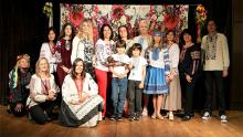 Group photo at a Vyshyvanka Day at Florida State University