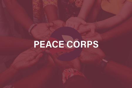Graphic for the LSI Peace Corps Recruitment program